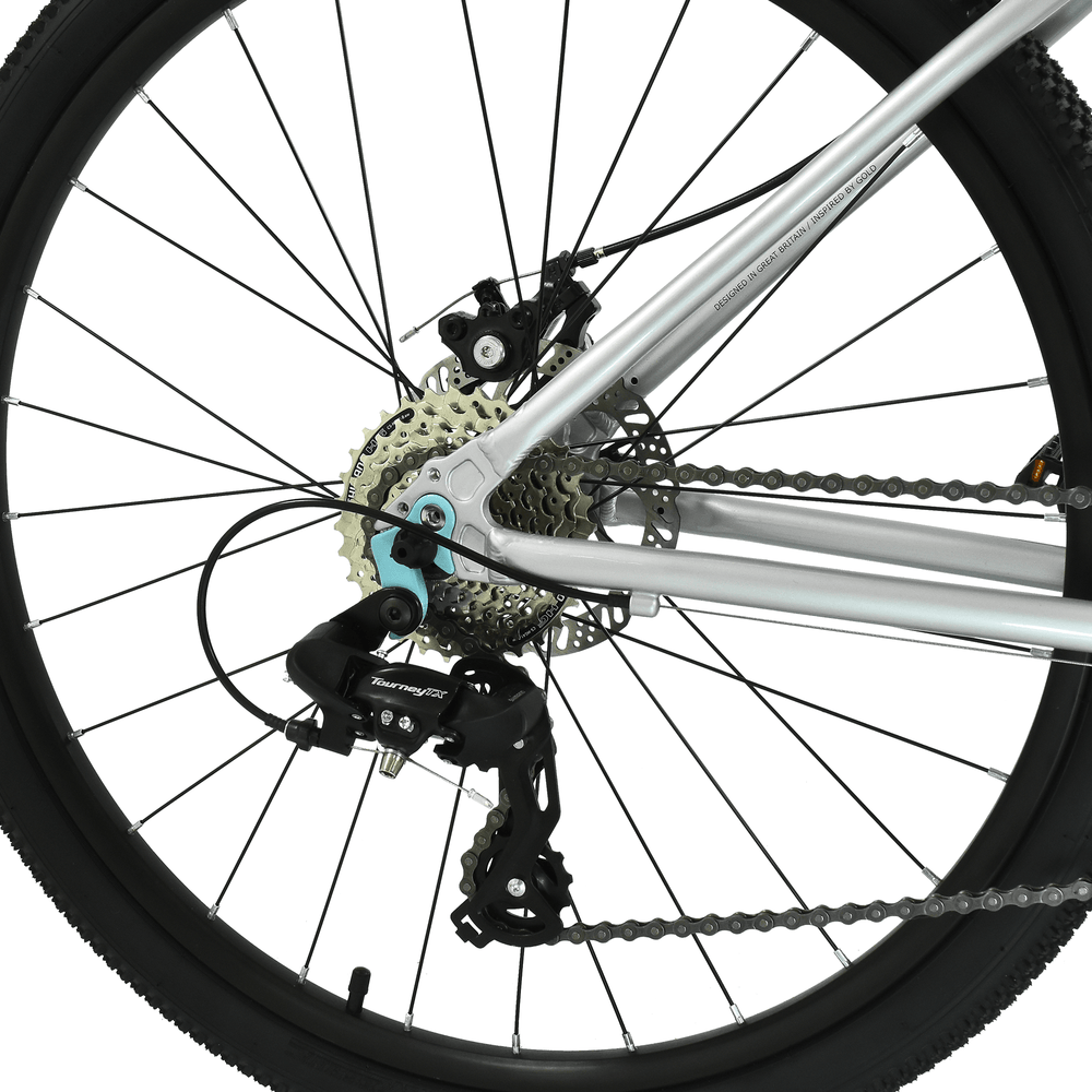 Hoy Pentland 26" Kids Bike, Titanium Silver, view 5 — view 5