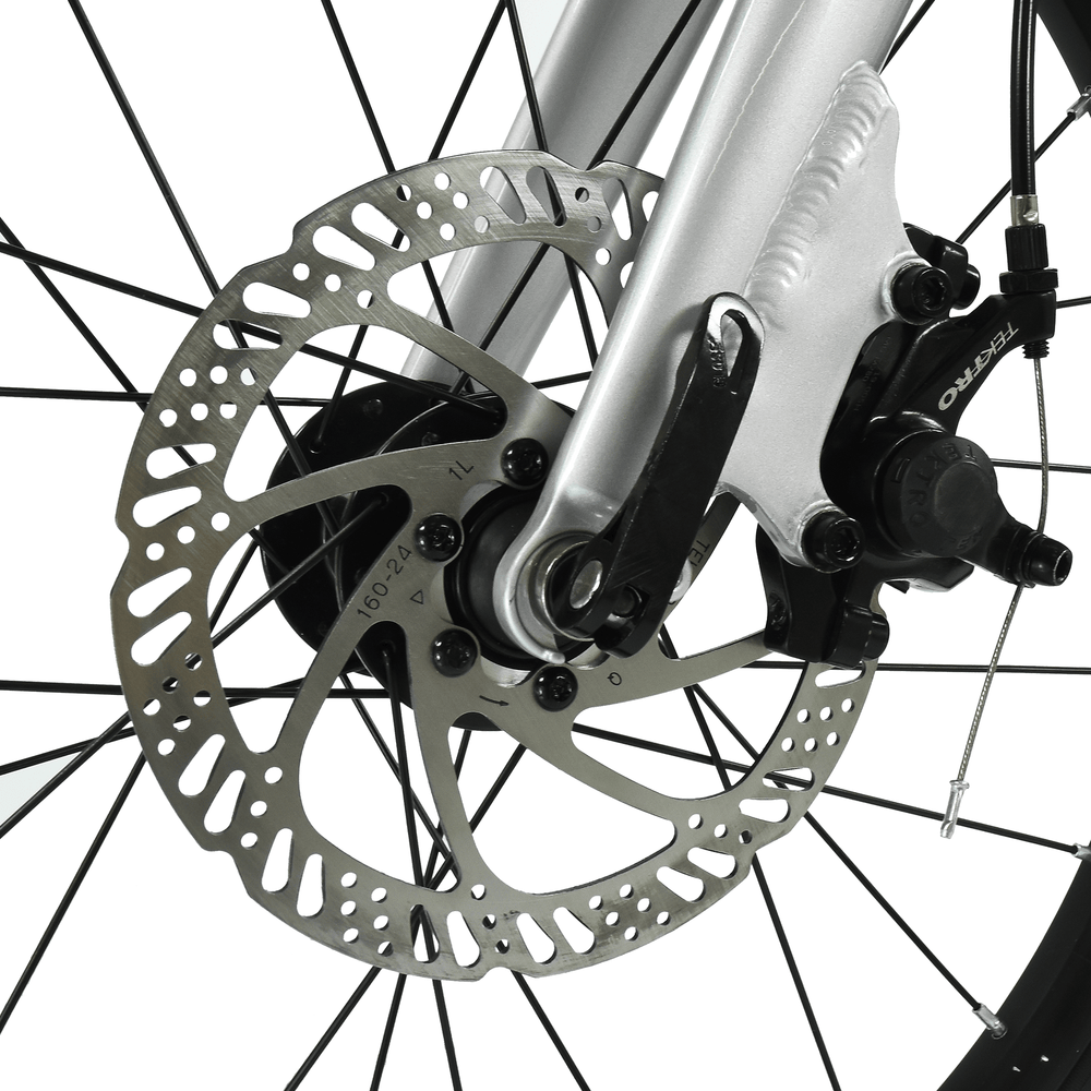 Hoy Pentland 26" Kids Bike, Titanium Silver, view 3 — view 3