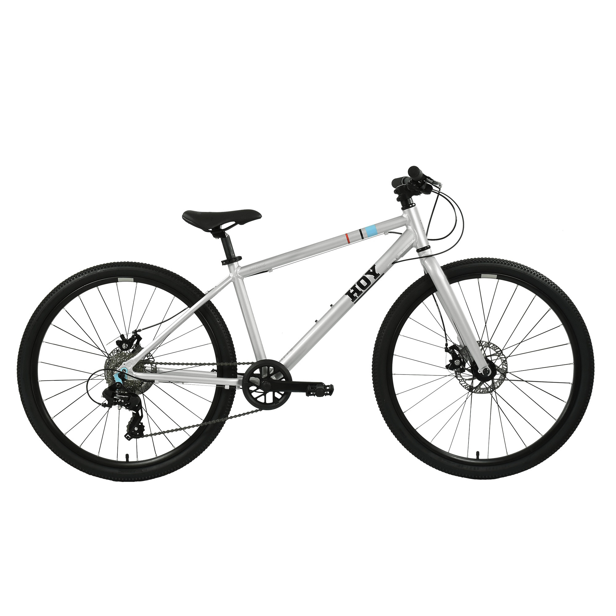Hoy Kids Mountain Bikes Hoy Pentland 26" Kids Bike - Titanium Silver