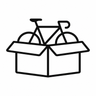 Nearly new bike being unboxed icon