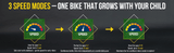 Littletrax Kids Electric Bikes E-Bike Littletrax 350W Kids Electric Bike – Ages 3 to 12+ ride on mini monkey bike - 3 speed, Bluetooth music, horn, lights, 36v