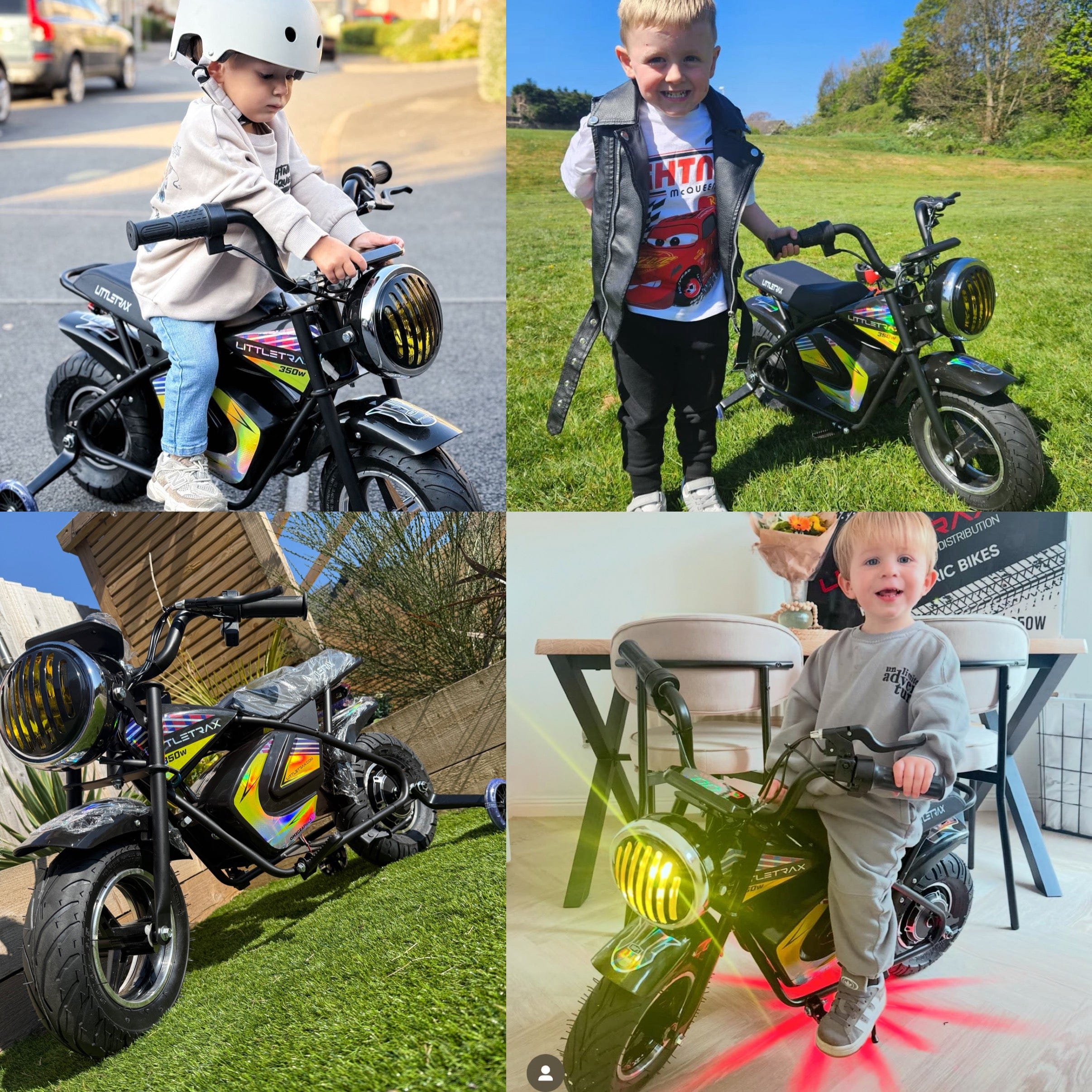 Littletrax Kids Electric Bikes E-Bike New 350w Kids Electric Bike – Ages 3 to 12+ ride on dirt bike