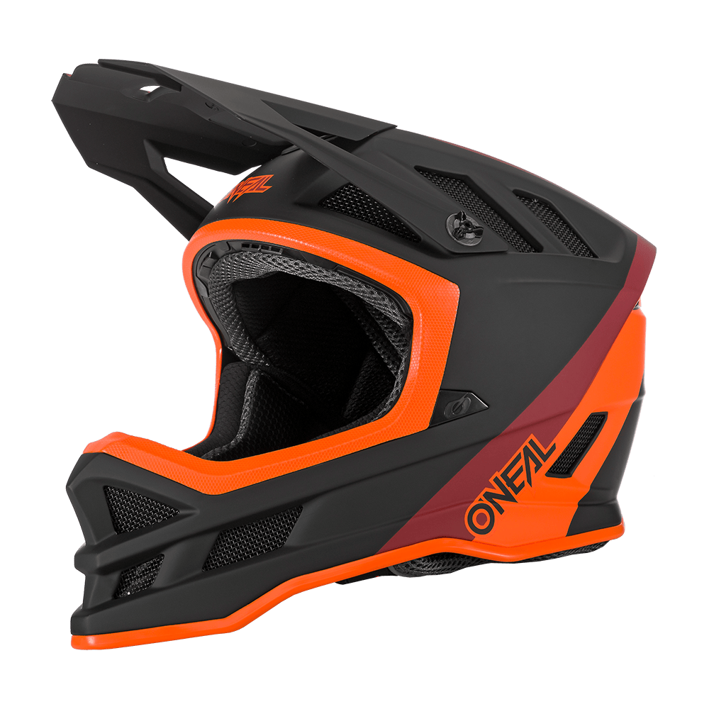 O'Neal Blade Charger V.22 Full Face Helmet, Red/Orange, Large — view 1