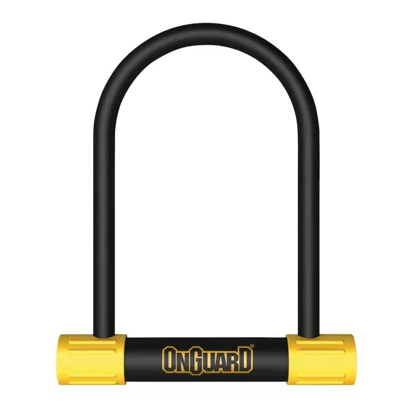 Onguard Bike Lock Onguard Bulldog Std 8010 U-Lock, Black/Yellow