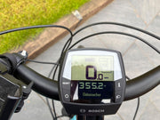 Bosch Intuvia display on the Trek Verve+ 2 showing 355.2 miles on the odometer — view 6