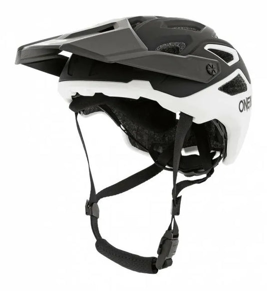 O'Neal Pike Helmet Solid Black / White - Open Face Half Shell. Large / X-Large