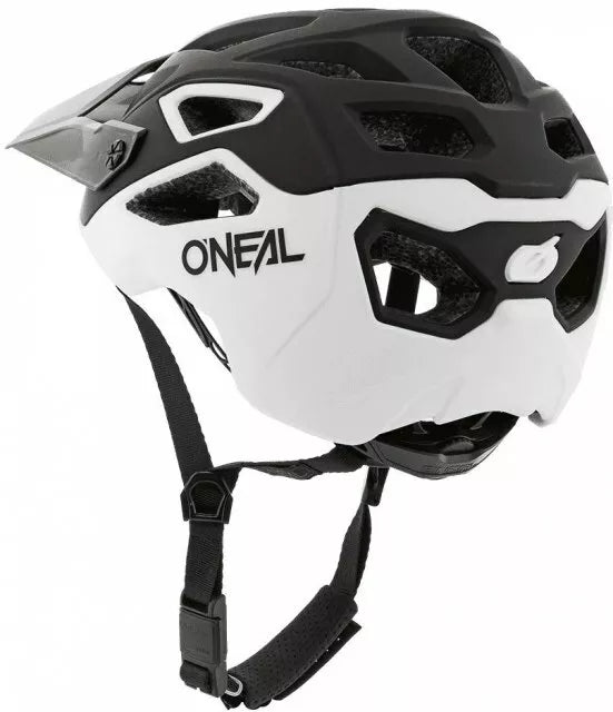 Oneal pike helmet solid black white open face half shell large x large perfect for everyone