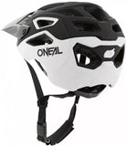 Oneal pike helmet solid black white open face half shell large x large perfect for everyone