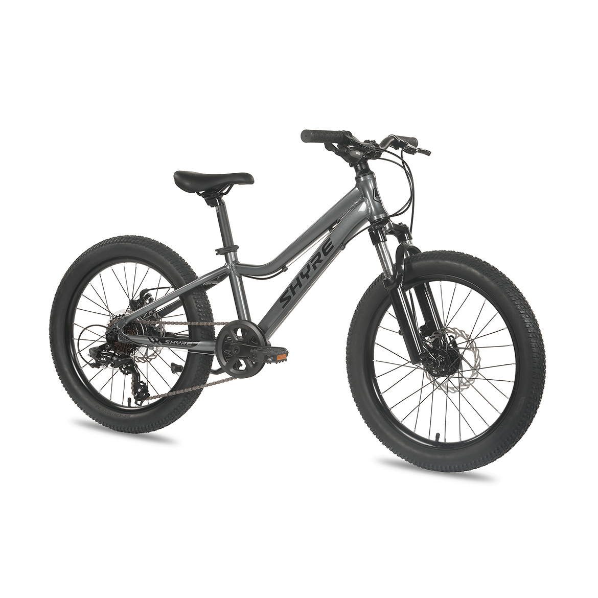 Shyre Eastie 20" Wheel Kids Mountain Bike, Charcoal Black