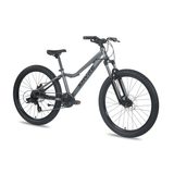 Shyre Bikes Bicycle Charcoal Black Shyre Eastie 24" Wheel Kids Mountain Bike