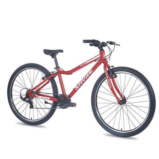 Shyre Bikes Bicycle Red Shyre Hopton 26" Wheel Kids Hybrid Bike