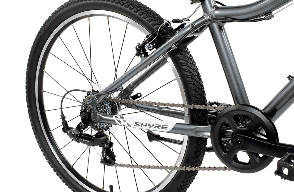 Shyre Hopton 24" Kids Hybrid Bike, Grey - detail — view 9