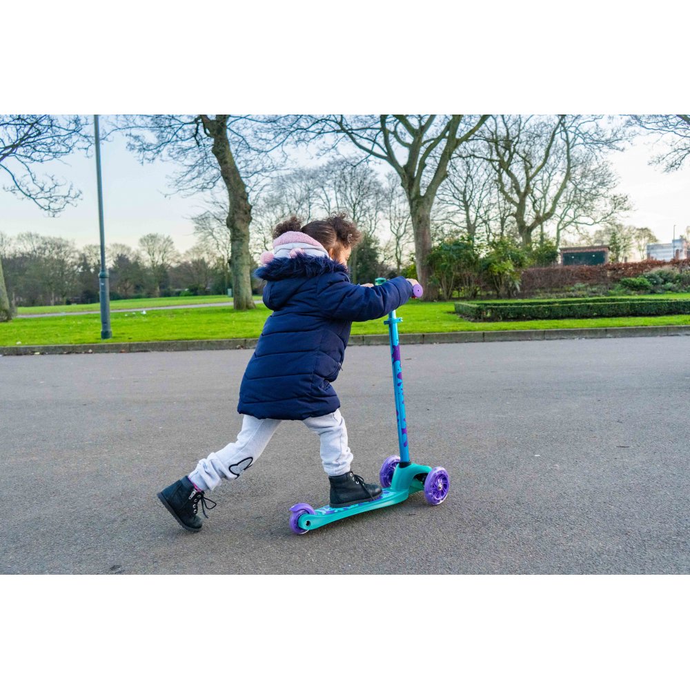 Squish Mini Flex LED Tilt Scooter Teal