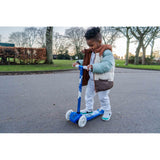 Squish Mini Flex LED Tilt Scooter Blue