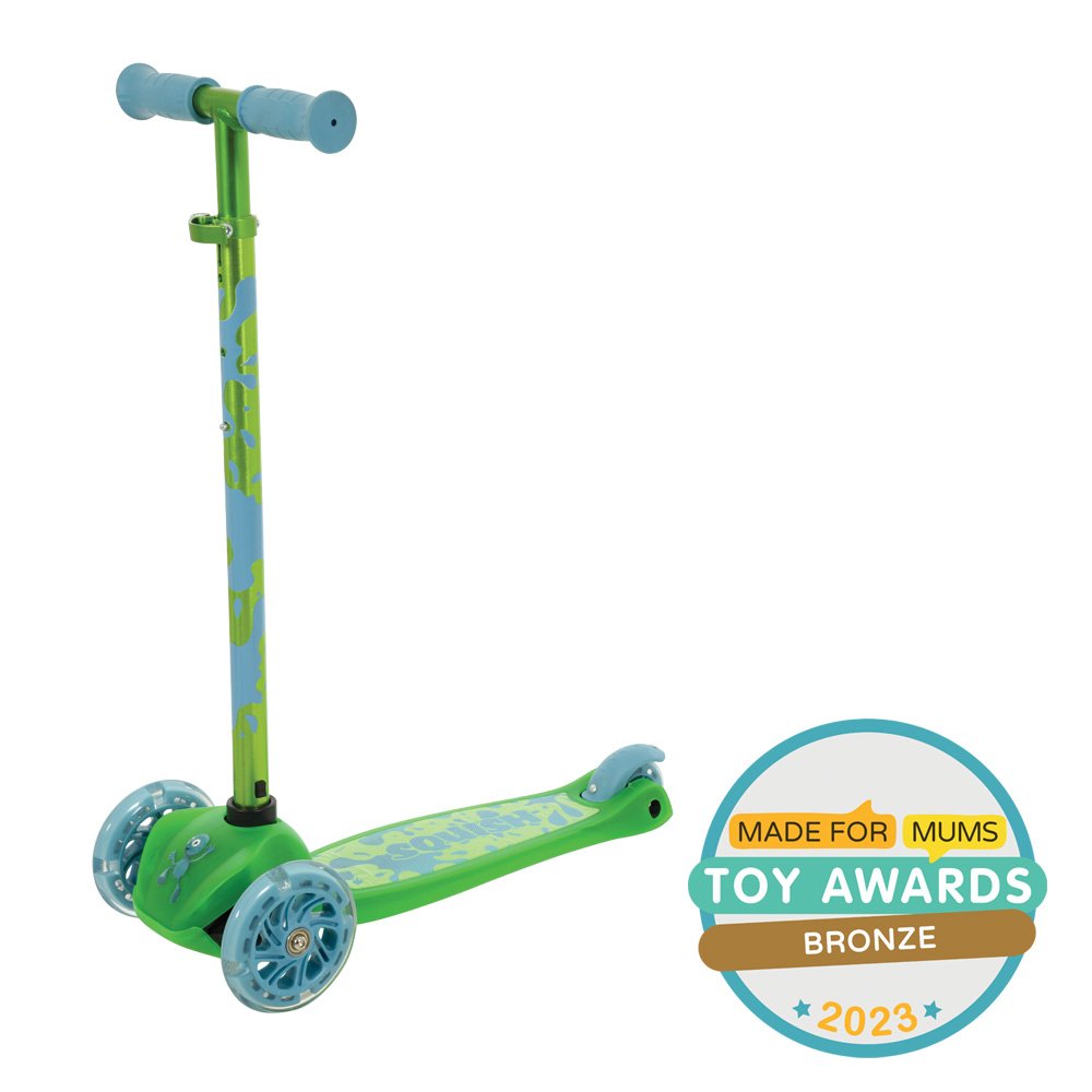 Squish Mini Flex LED Tilt Scooter Green