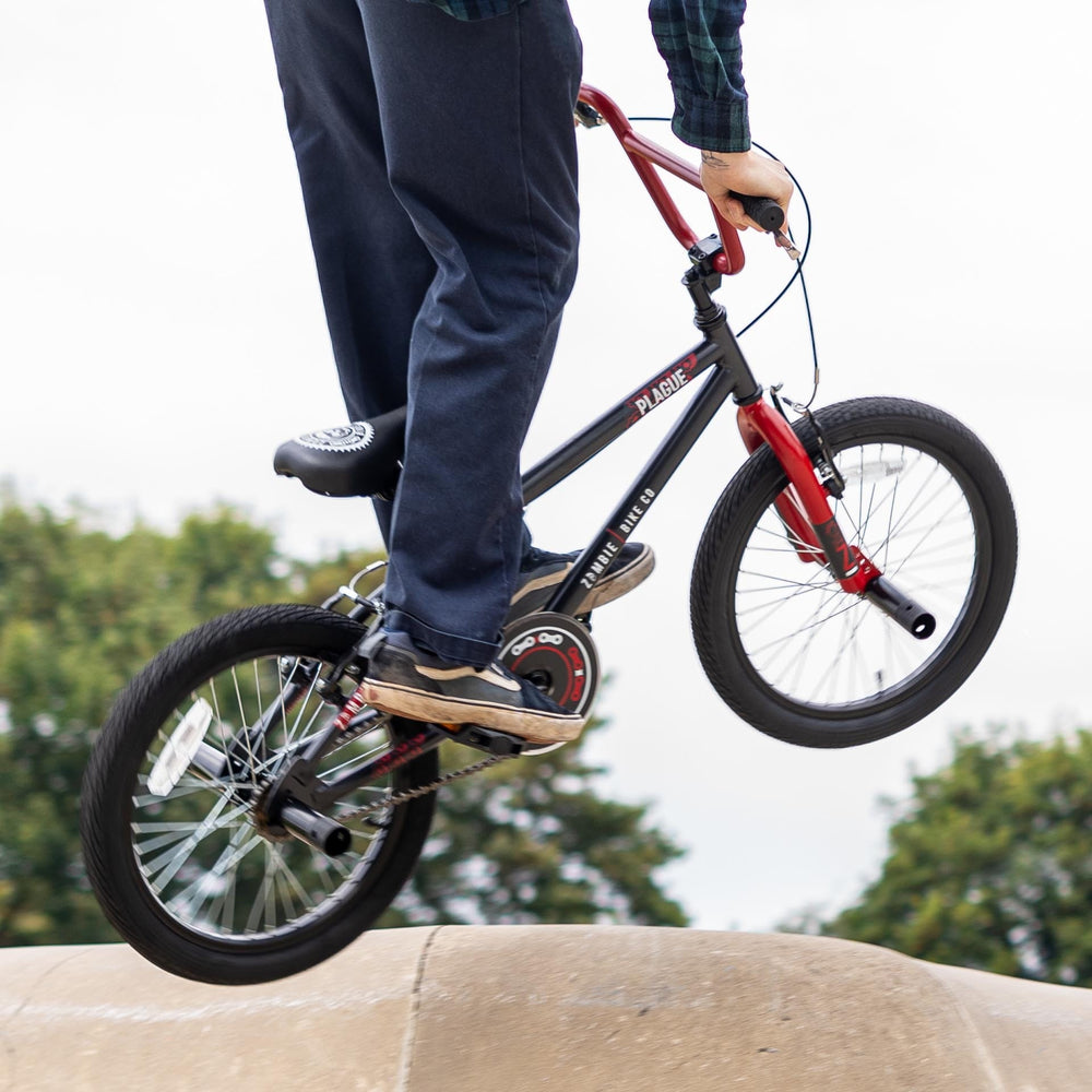 Zombie Plague Black/Red BMX Bike, view 10 — view 10